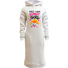 Худи платье I`m Gamer Girl